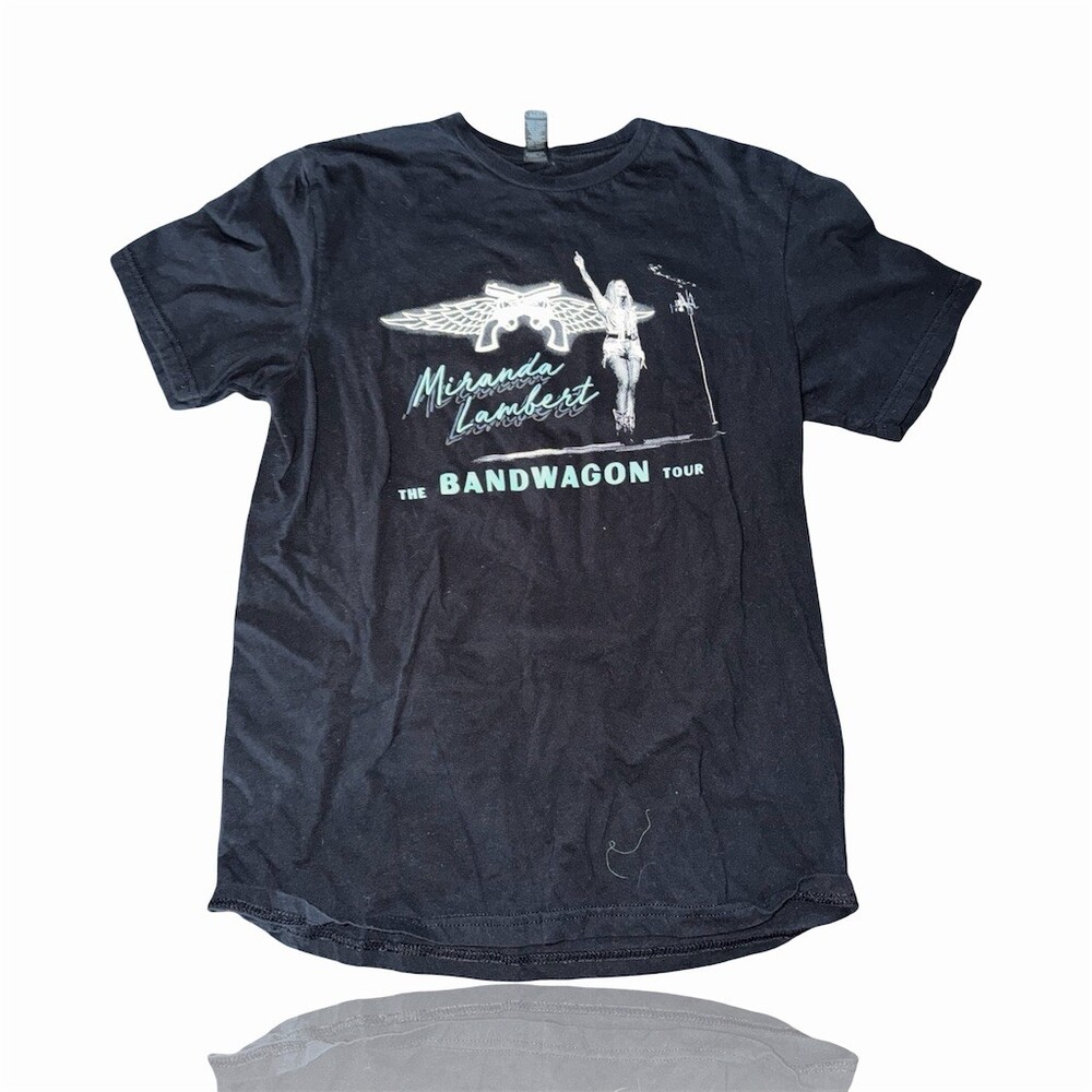 Miranda Lambert The Bandwagon Tour 2022 Concert Graphic T-Shirt Black M